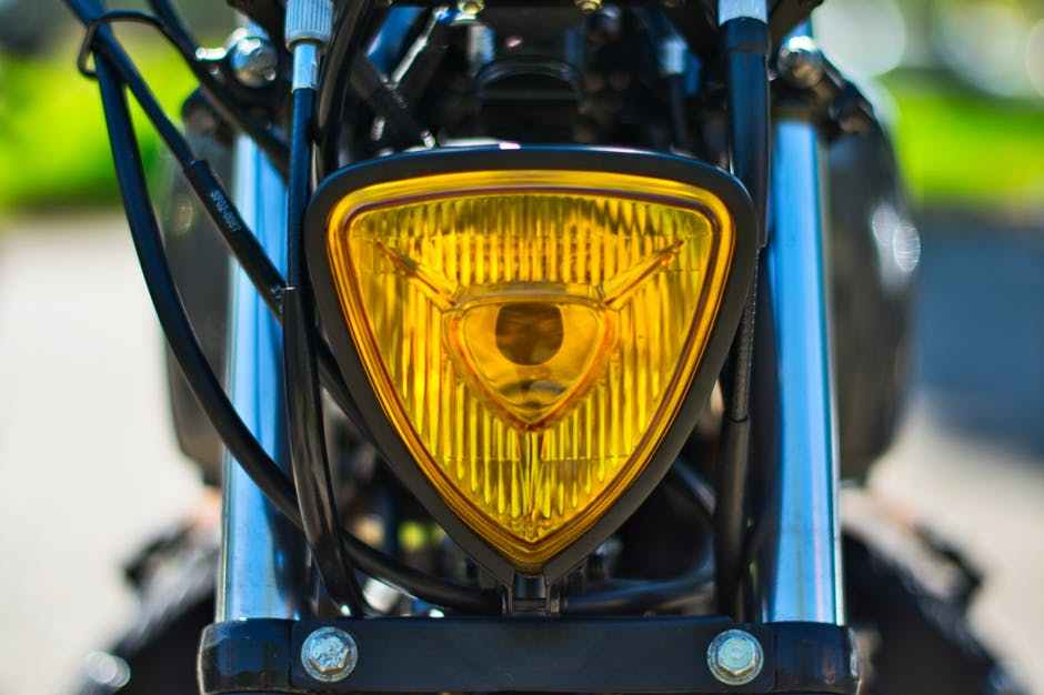 Yellow headlight