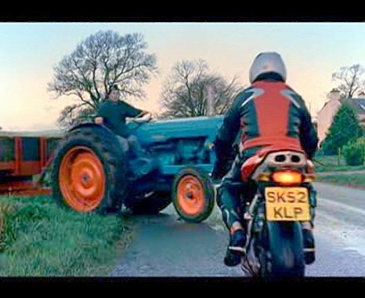 tractor and motorcycle SMIDSY
